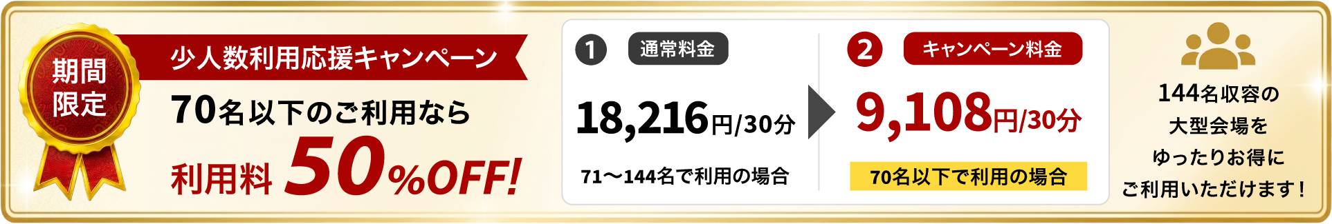 新橋駅前301号室少人数応援キャンペーン